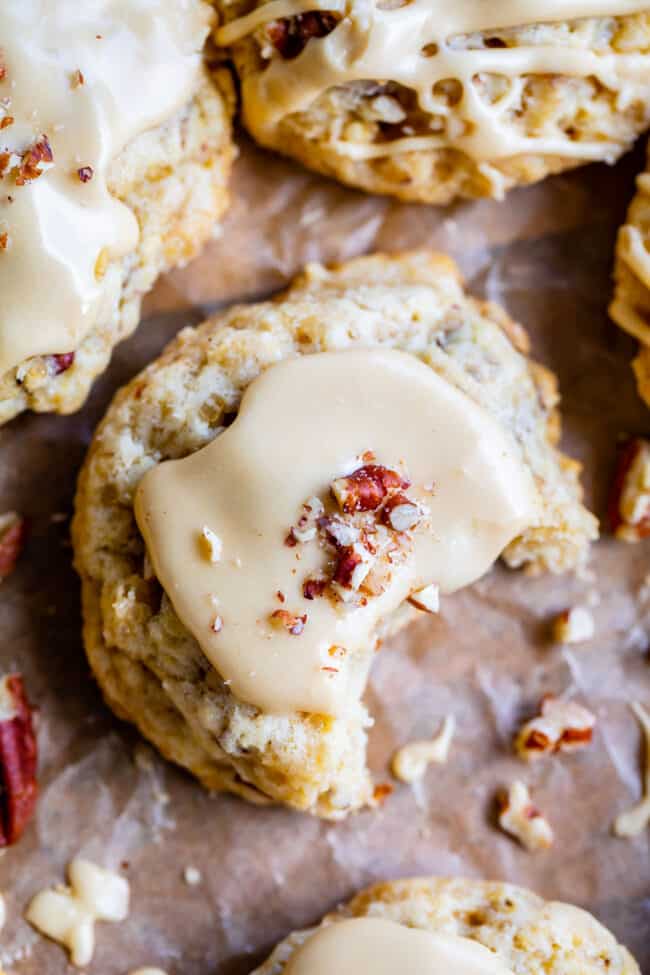 Pecan Maple Cookies with Maple Glaze - 33