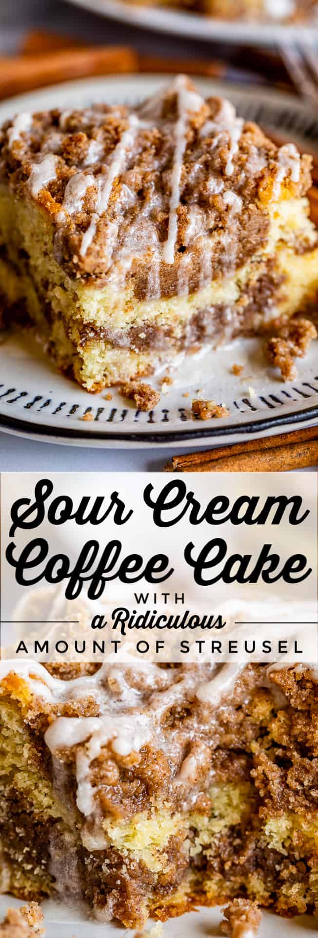 Sour Cream Coffee Cake (TONS of Streusel) The Food Charlatan