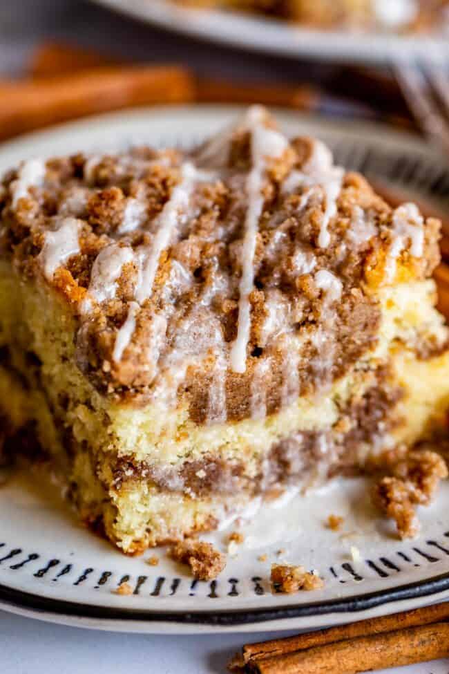 Sour Cream Coffee Cake with Cinnamon-Walnut Swirl - Once Upon a Chef