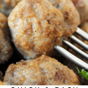 easy baked meatballs.