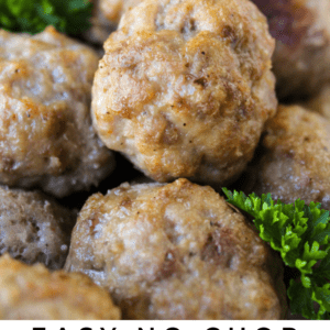 baked meatballs.