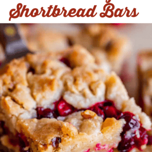 Cranberry Shortbread Bars