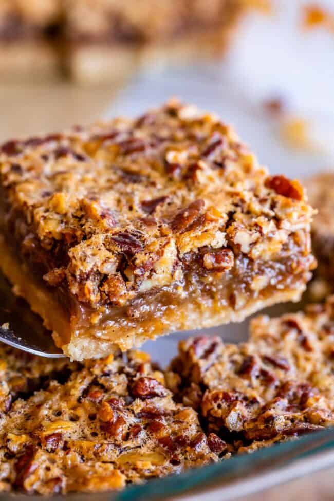 Classic Gooey Pecan Pie Bars - The Food Charatan