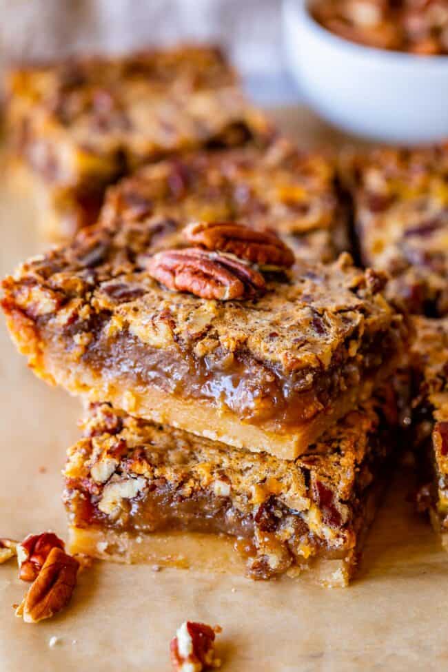 Classic Gooey Pecan Pie Bars - The Food Charatan