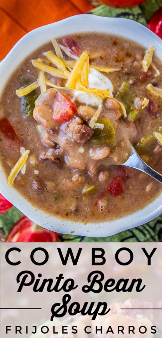 Cowboy Pinto Bean Soup (Frijoles Charros)