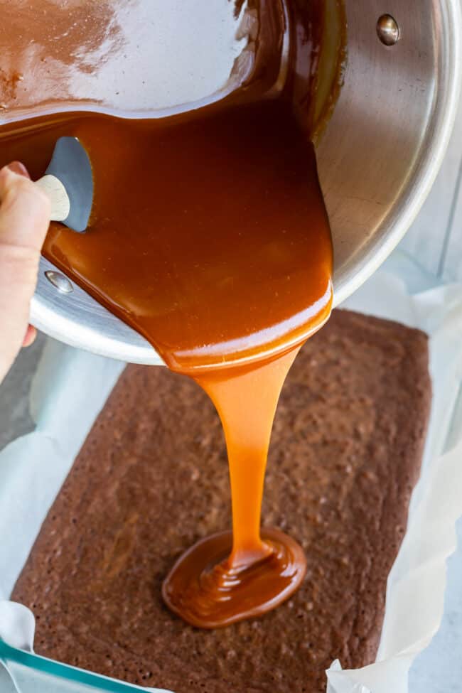 caramel brownies