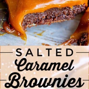salted caramel brownies