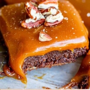 caramel brownies