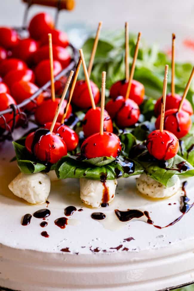 caprese salad skewers