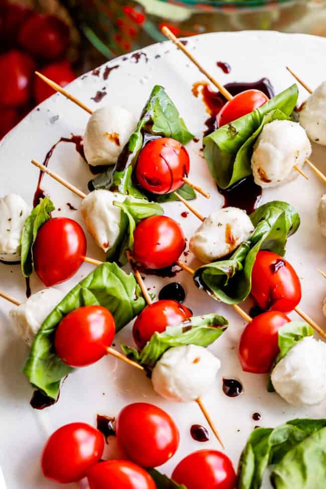 caprese salad skewers