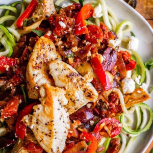 chicken and zoodles