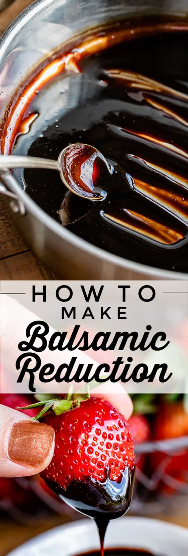 How to make Balsamic Reduction Sauce - The Food Charlatan
