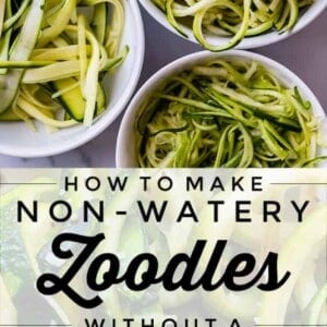 cooking zoodles