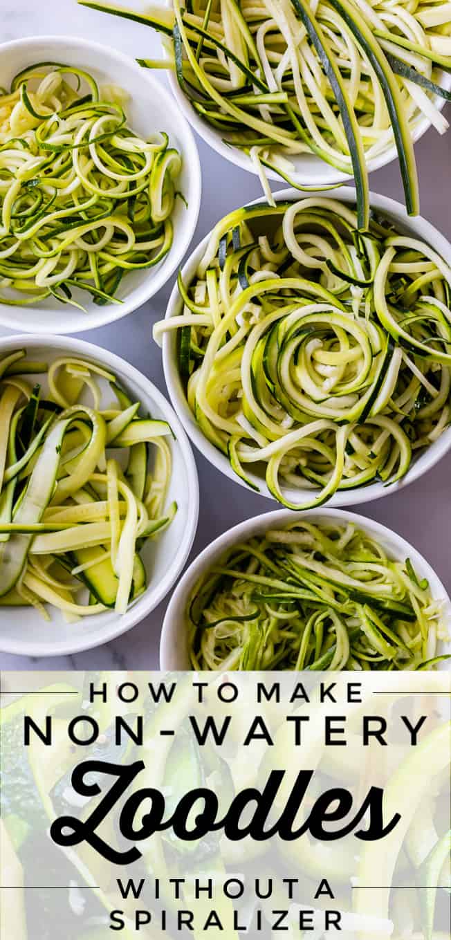 How to Make Zoodles (4 ways) w/o a Spiralizer The Food Charlatan