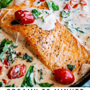creamy tuscan salmon.