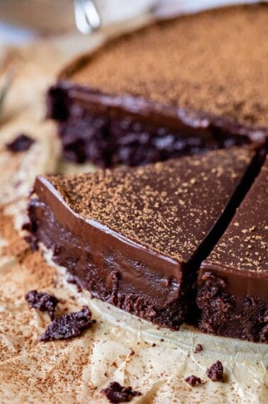 easy flourless chocolate cake