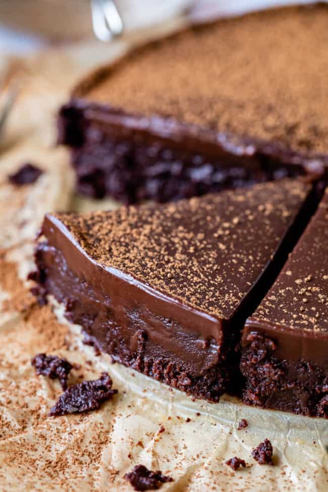 EASY Flourless Chocolate Cake with Ganache - 91