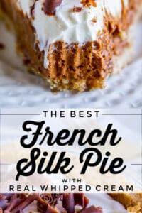 thick french silk pie recipe