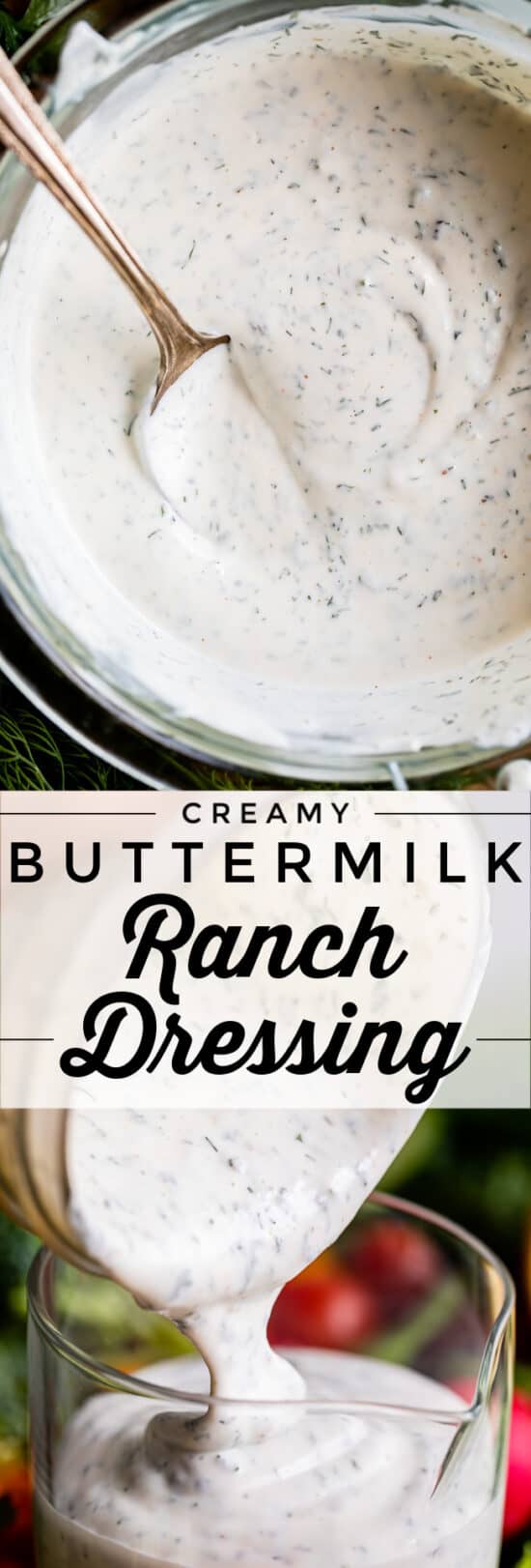 buttermilk ranch dressing recipe overhead