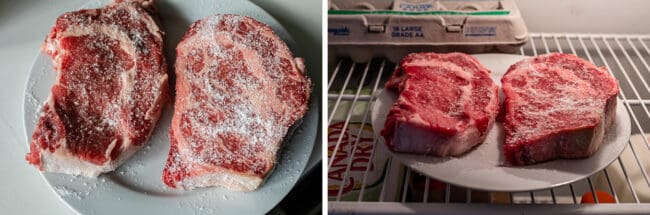 best way to cook ribeye steak salted steak in the fridge