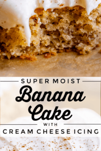 banana cake with cream cheese frosting