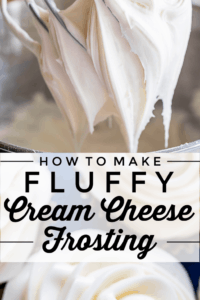 the best cream cheese frosting on a beater and on a cupcake