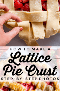 lattice pie crust weave