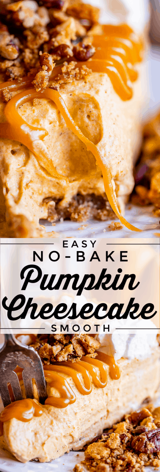 how to make no bake pumpkin cheesecake