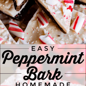 white chocolate peppermint bark