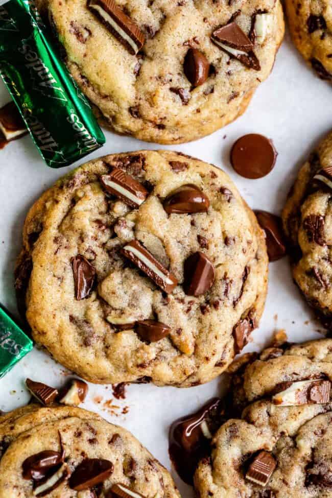 andes candies cookies with chocolate chips