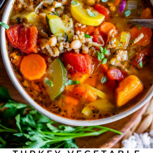 ground turkey vegetable weight loss soup.