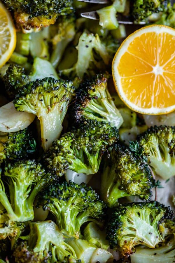 Oven Roasted Broccoli Recipe The Food Charlatan