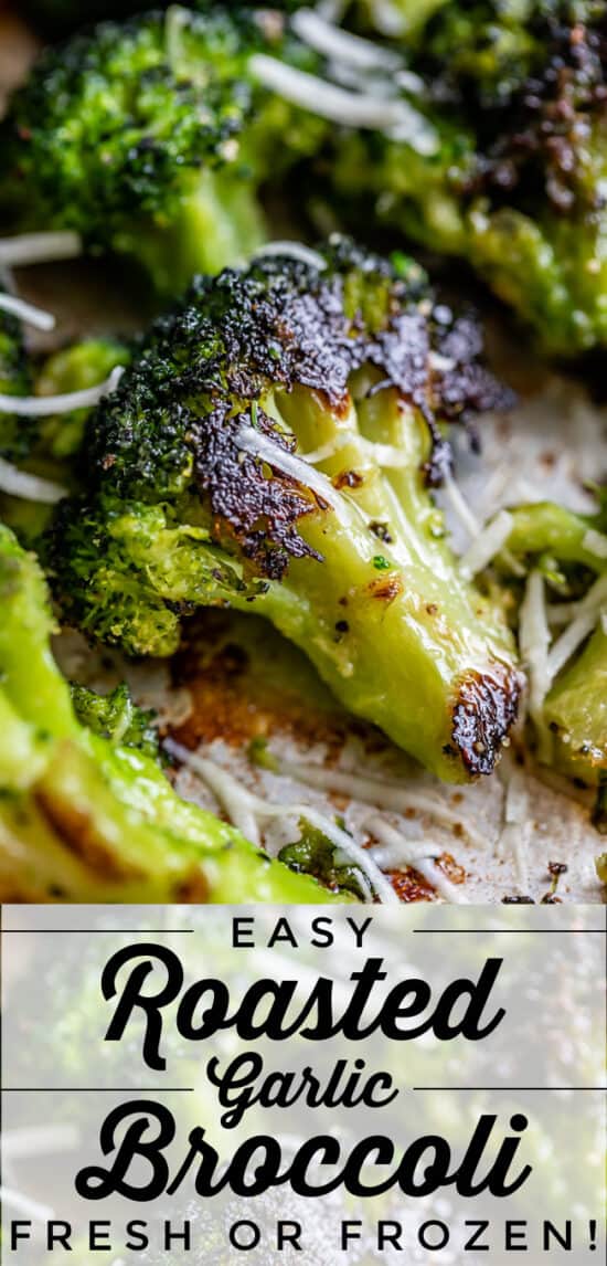 how to make oven roasted broccoli on a sheet pan with cheese