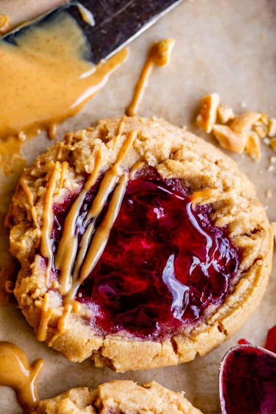 Peanut Butter and Jelly Cookies The Food Charlatan