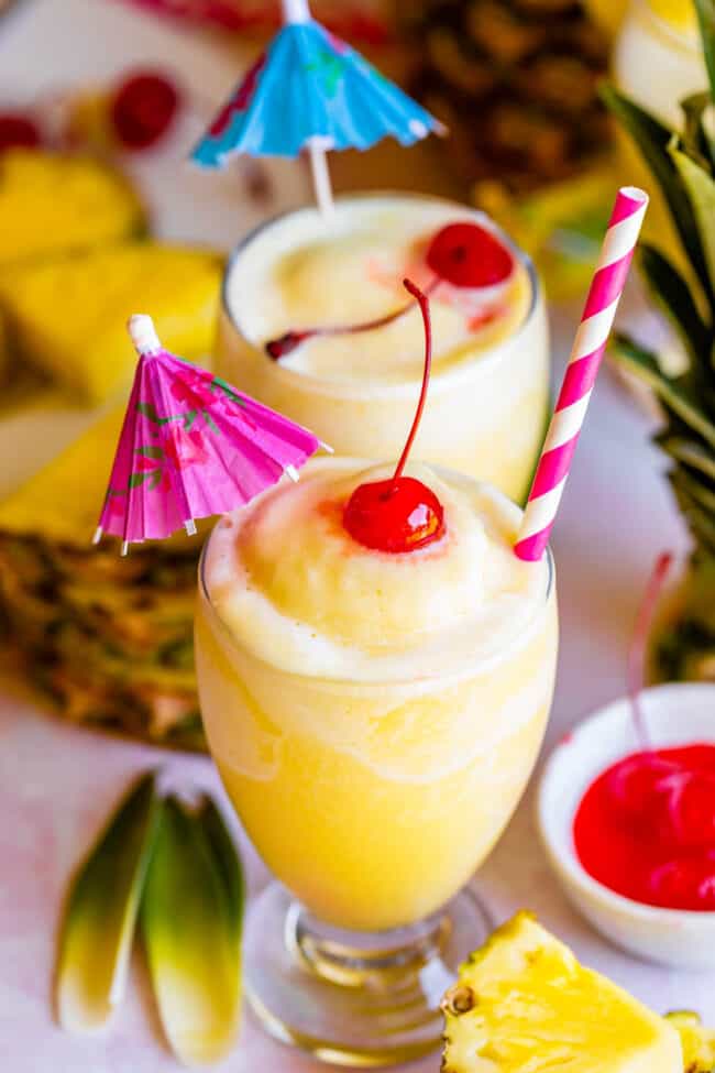 BEST Virgin Piña Coladas (with a Secret Ingredient!) - The Food Charlatan