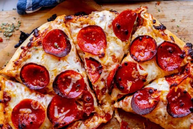 Best Homemade Pizza Recipe (1 Hour or Overnight) - The Food Charlatan