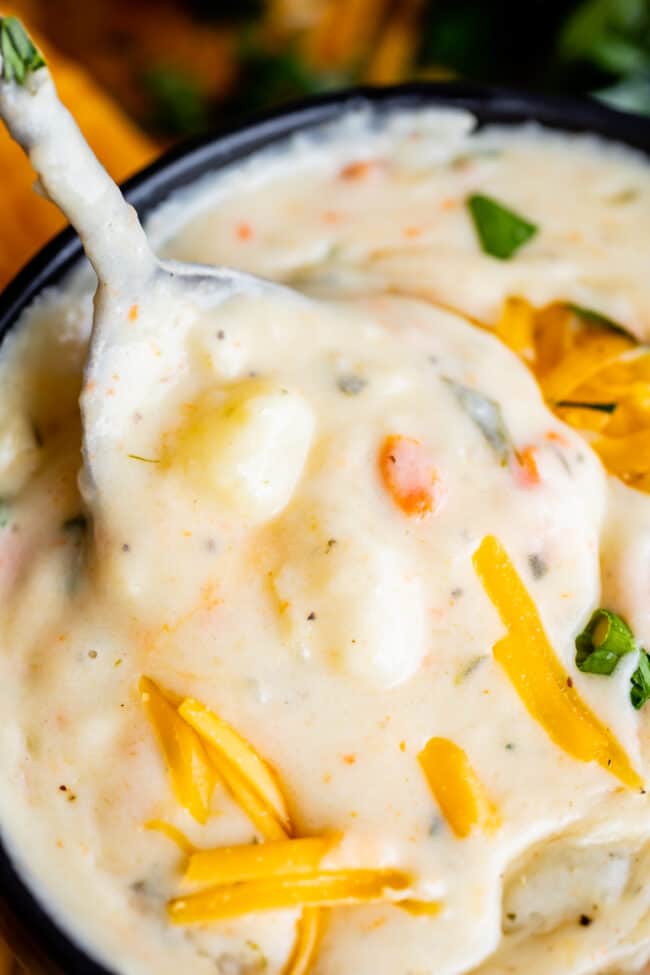 Crockpot Potato Soup (Cheesy Delicious!) - On My Kids Plate