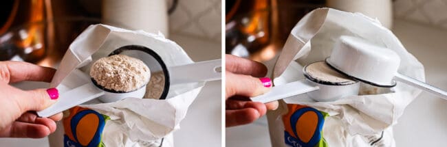 how to measure flour correctly using measuring cups
