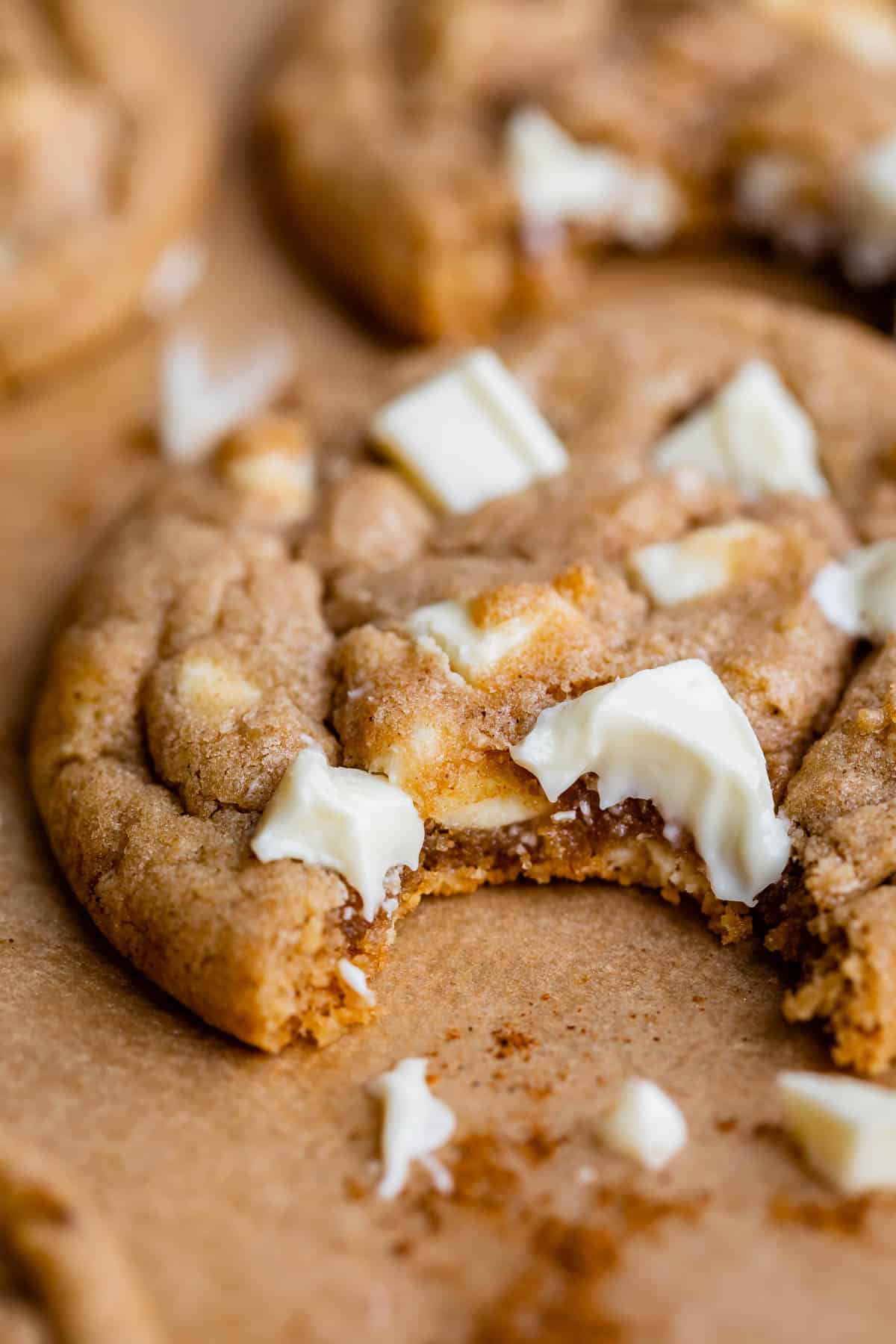 White Chocolate Chip Cookies with Cinnamon The Food Charlatan