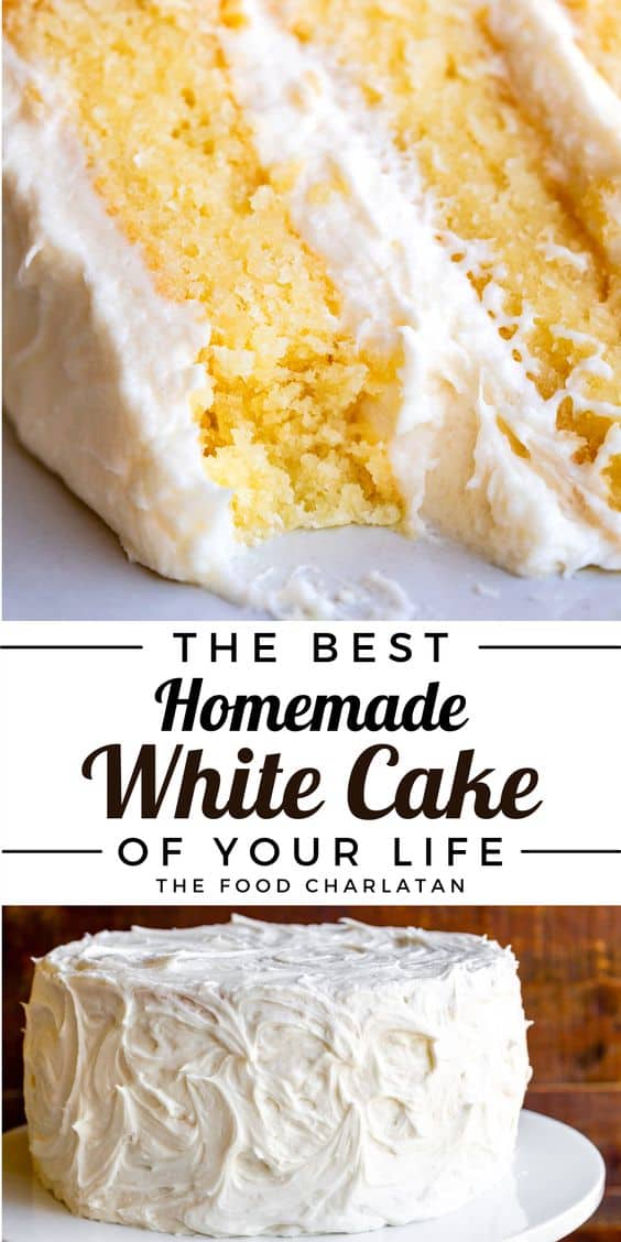 The Best Homemade White Cake Recipe of Your Life
