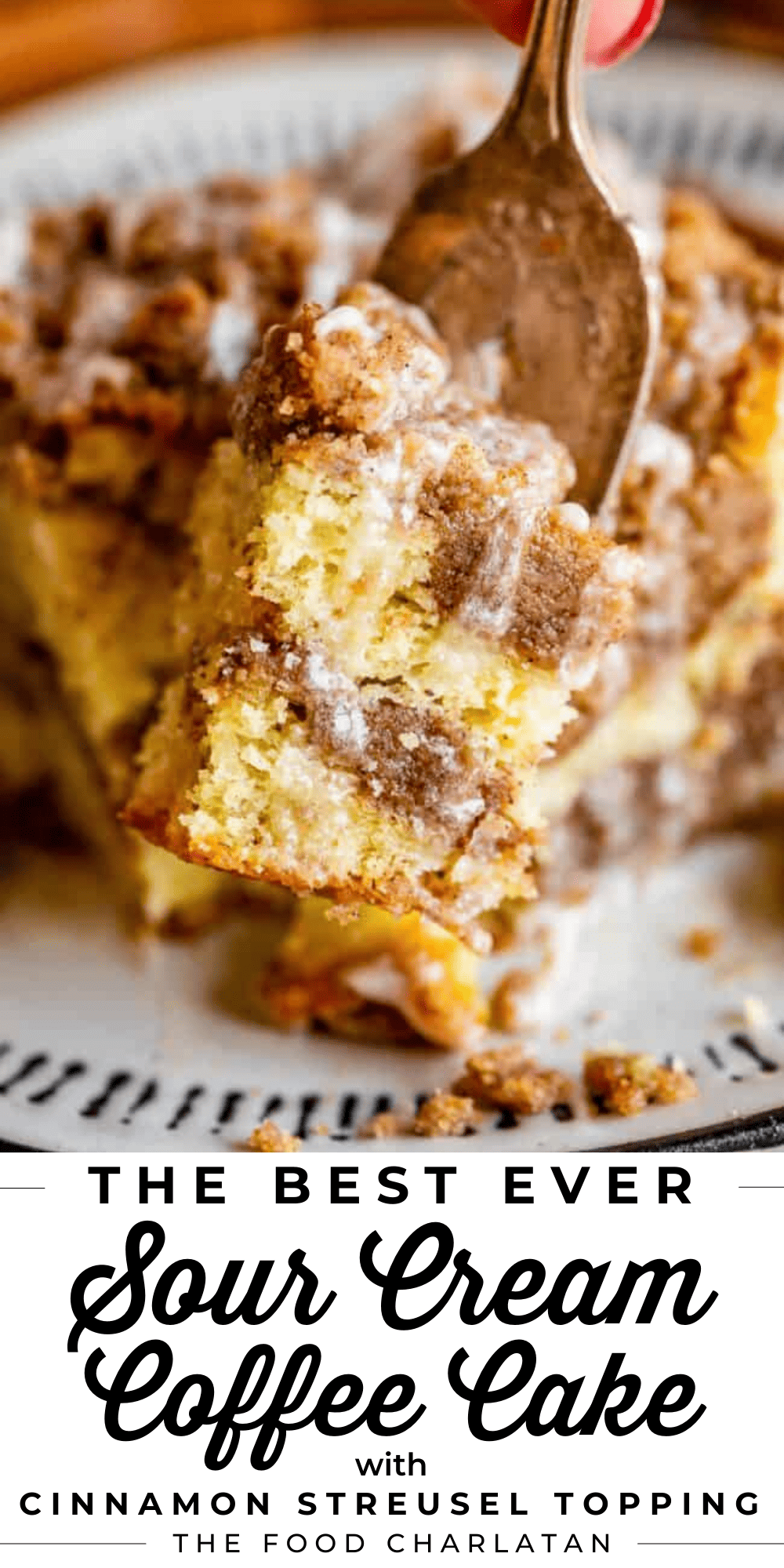 Sour Cream Coffee Cake Recipe The Food Charlatan