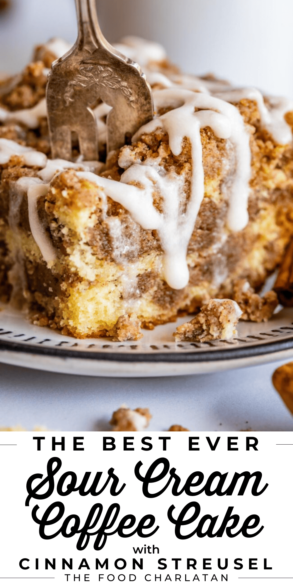 Sour Cream Coffee Cake Recipe The Food Charlatan