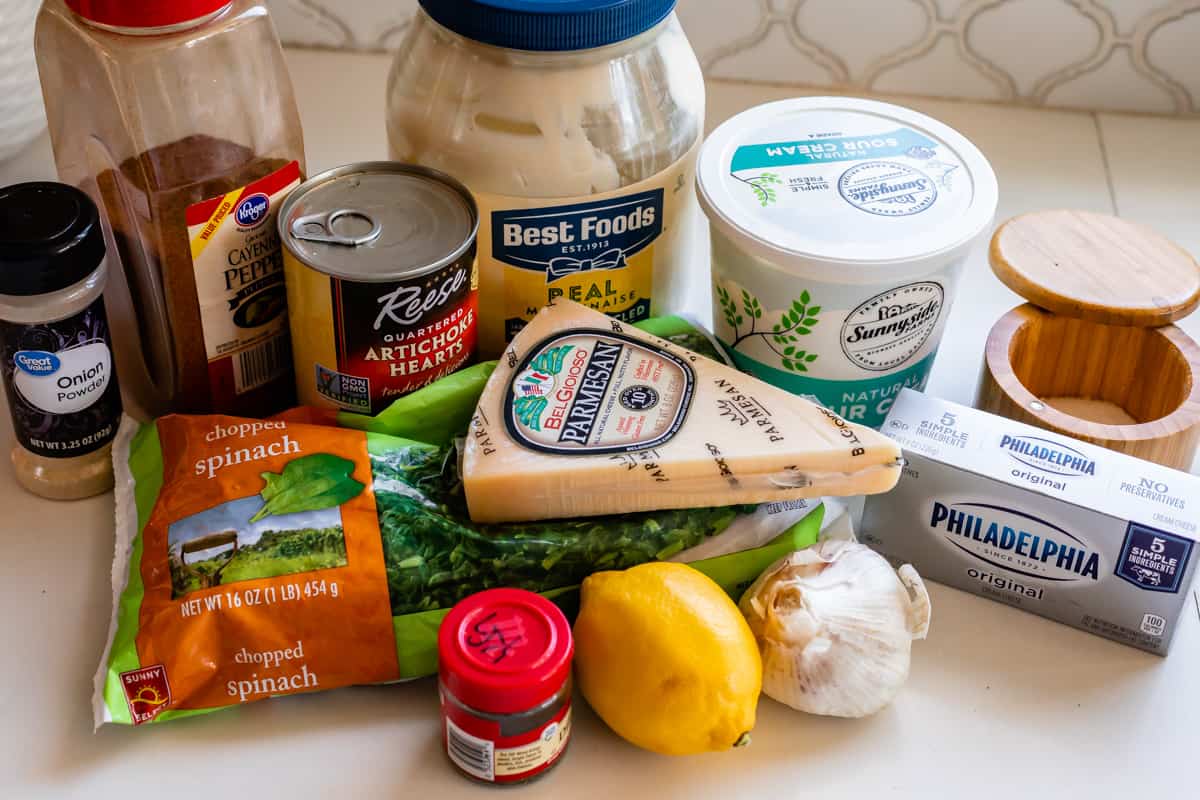 Extra Cheesy Spinach Artichoke Dip (Hot or Cold!) - The Food Charlatan