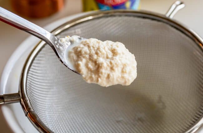 spoonful of prepared horseradish.