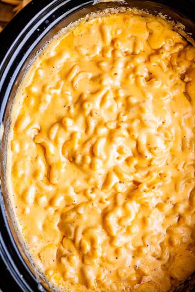 Creamy Crock Pot Butternut Mac & Cheese - A Beautiful Mess