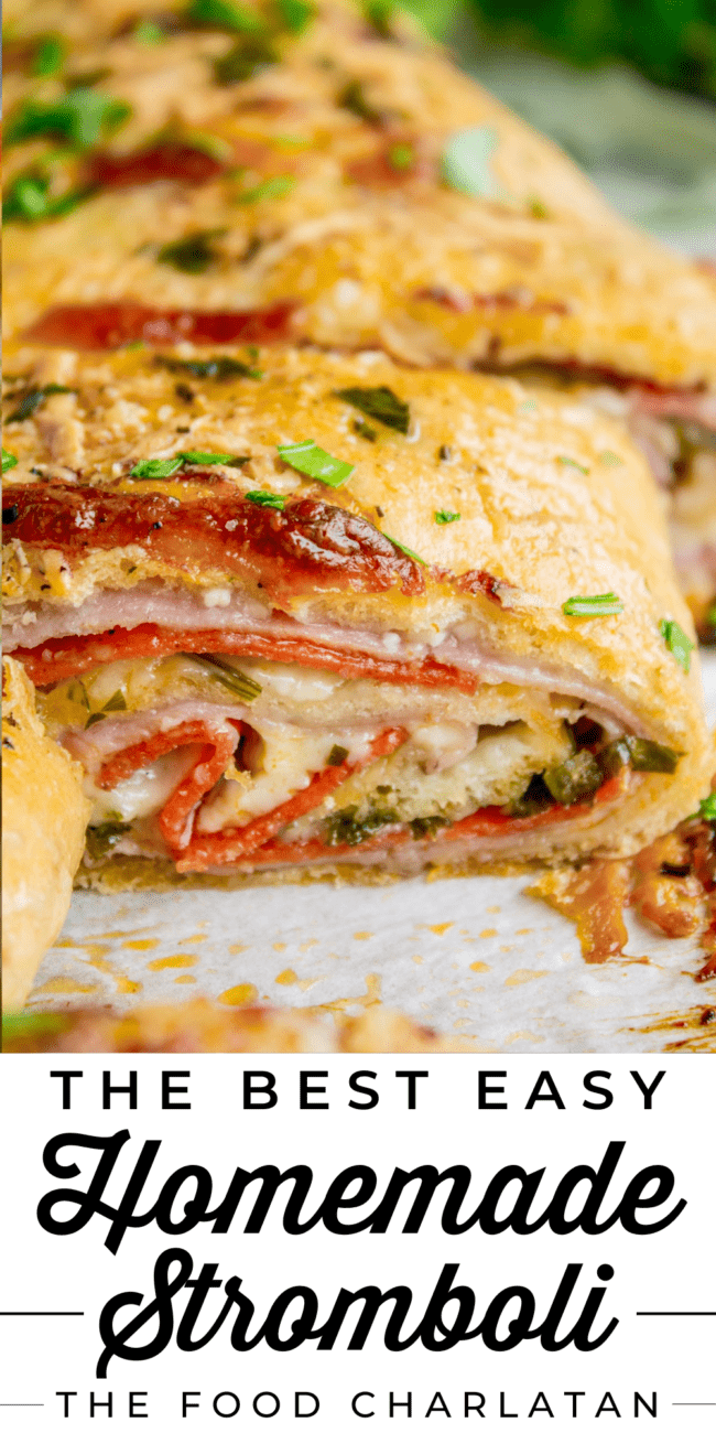 Stromboli sandwich.