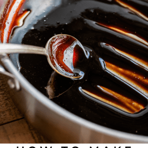 balsamic vinegar reduction.