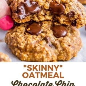 Skinny Oatmeal Chocolate Chip Cookies
