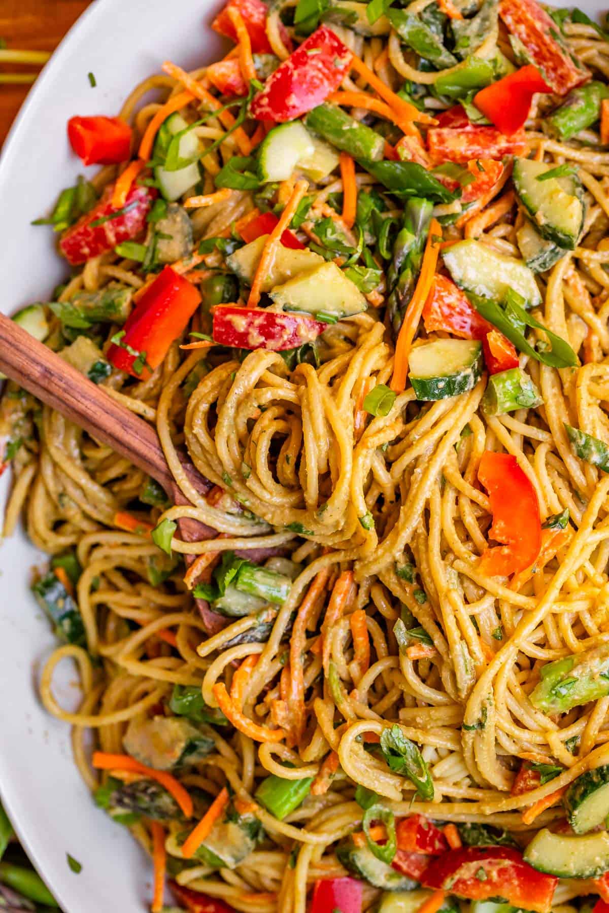 Sesame Peanut Noodles with It's Skinny Pasta 