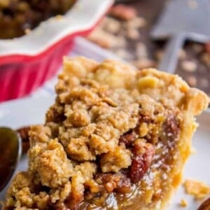 The Best Pecan Pie Recipe Ever with Buttery Streusel Topping